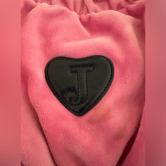 Vintage Juicy Couture Velour Pink Y2K Satchel Bag Handbag Rare - Picture 6 of 14